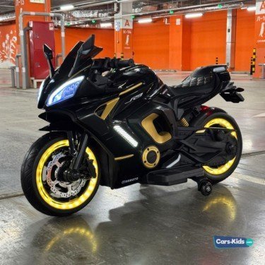 Детский электромотоцикл Yamaha YZF-R6 9566 12V черный